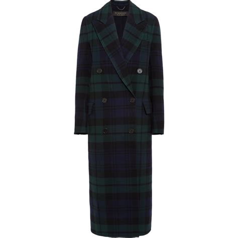 burberry black watch tartan coat|burberry coats for women.